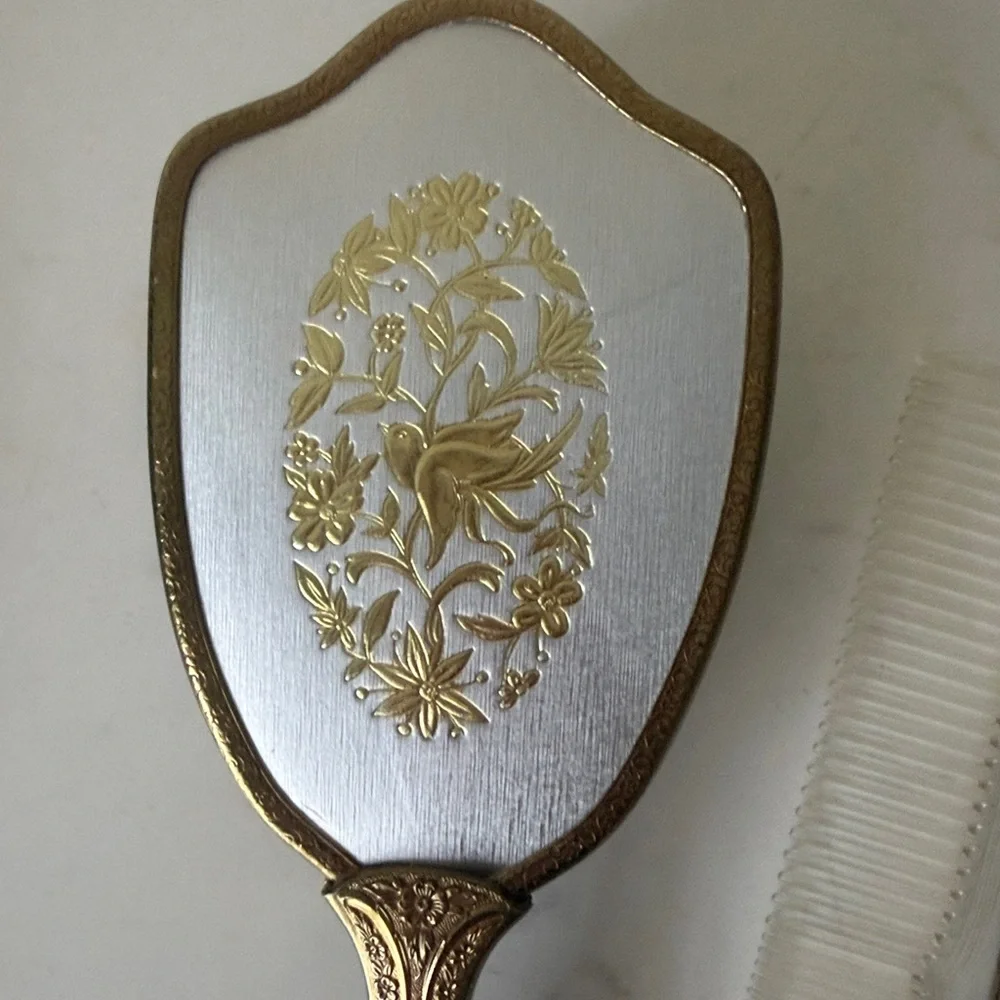 Vintage Globe Vanity Set of 3